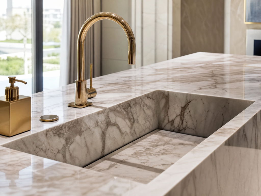 luxury marble sink alhajarrakham.com