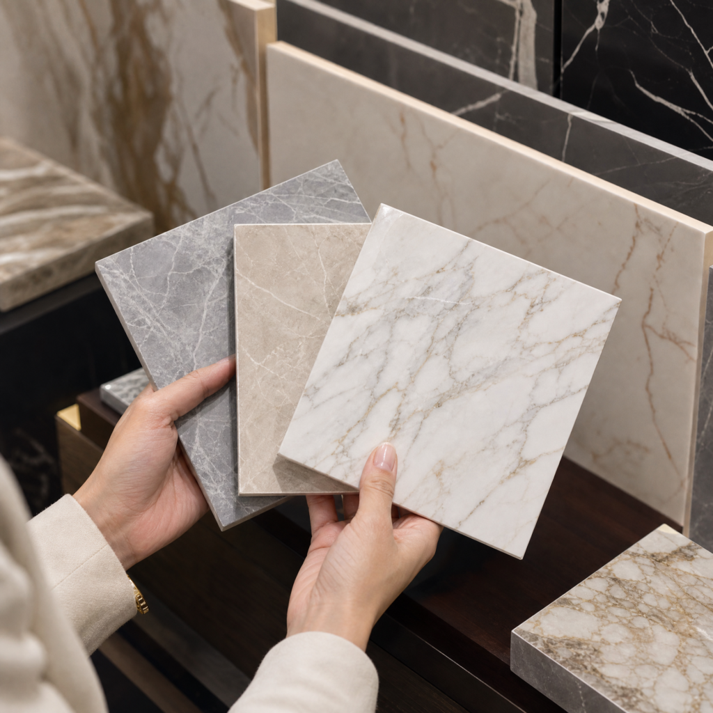 marble samples comparison